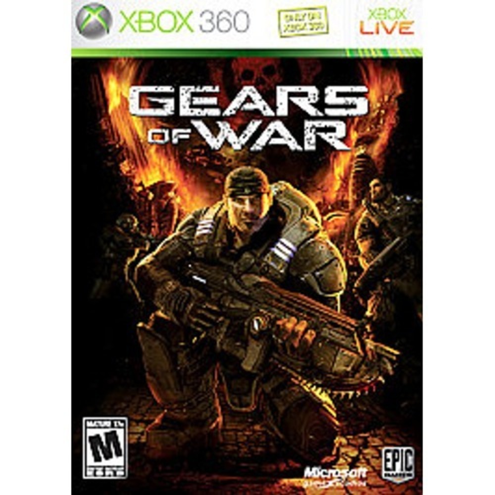 Gears of War (Microsoft‎ Xbox 360, 2006) with case and manual